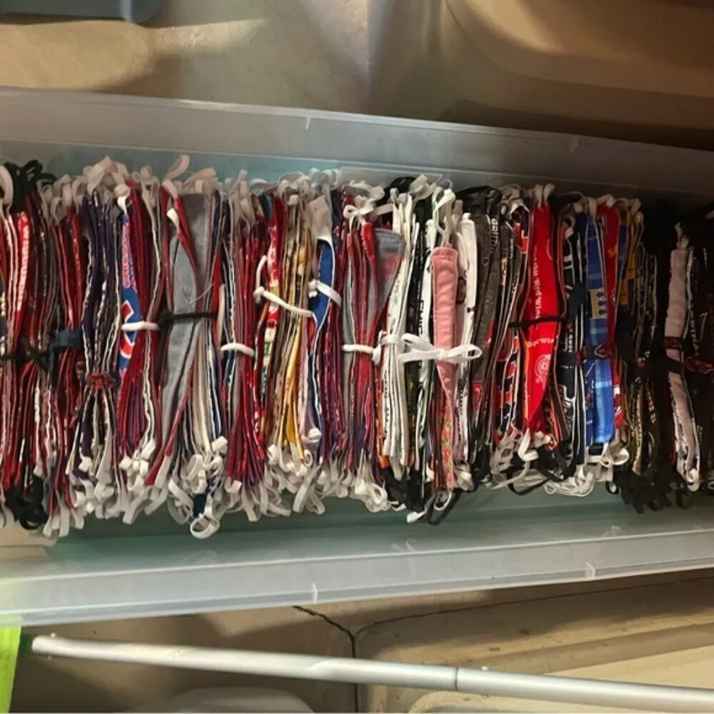 250 Adult 40 Child Face Masks Sports